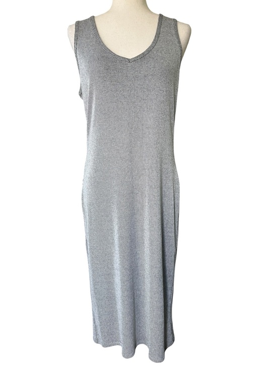 Mossimo Supply Co. Dresses & Skirts - Mossimo ribbed pinstripe sleeveless mid dress
